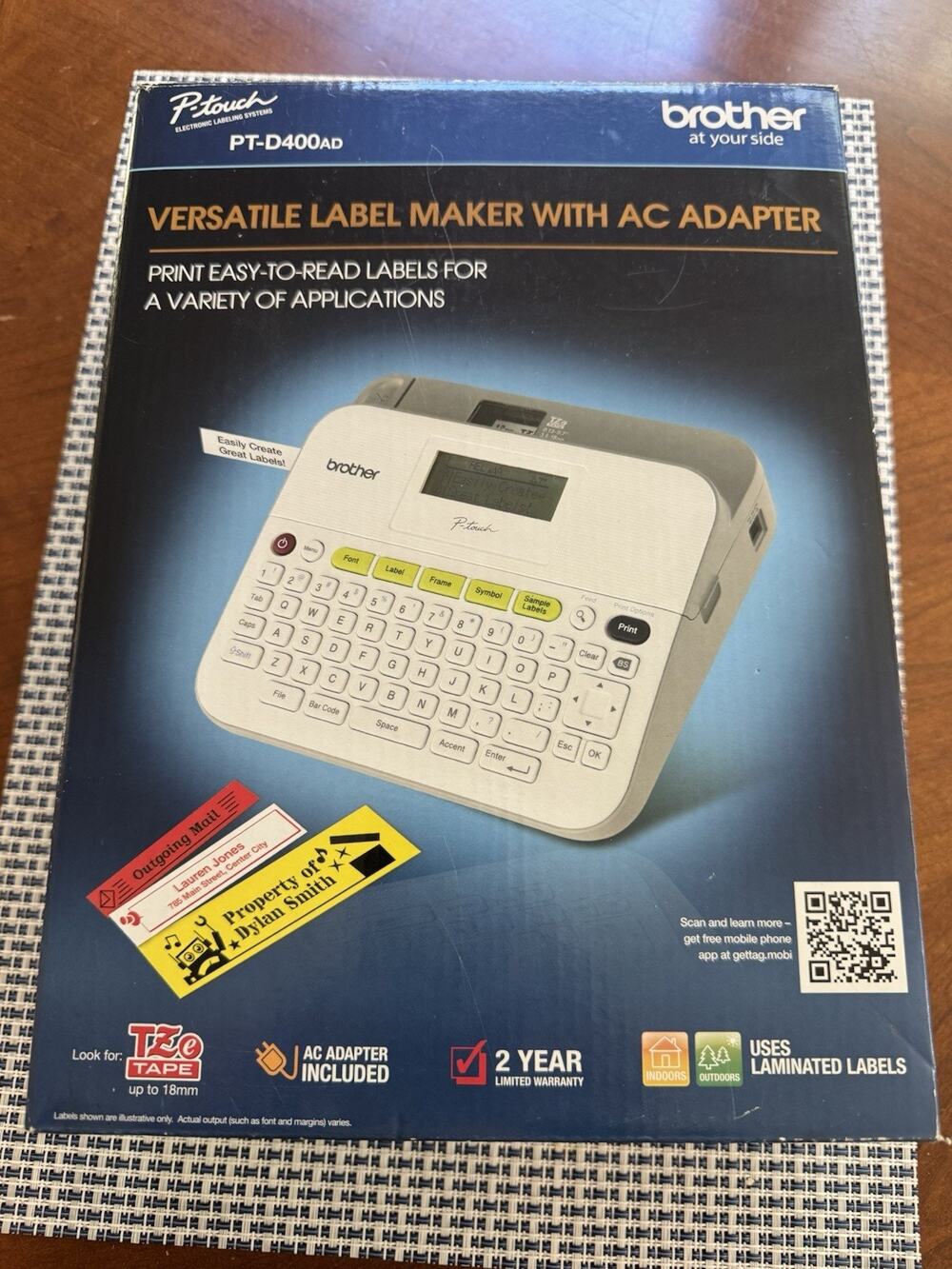 Brother P-touch PT-D400 Compact Desktop Label Maker Tested